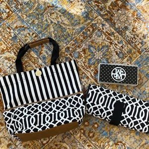 Mudpie Baby Bag/Tote and Changing Accessories
